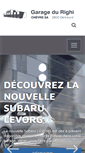 Mobile Screenshot of garage-righi.ch